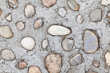 Fototapeta na wymiar fondo de cemento y piedras