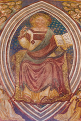 Fototapeta na wymiar Pompatyczny, fresco