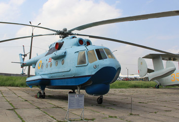 KIEV, UKRAINE- MAY 16: Mi-14 at State Aviation Museum