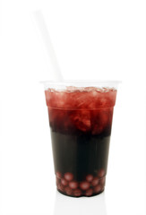 Bubble Tea dunkelrot
