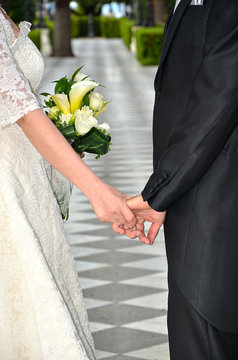 Pareja de recien casados