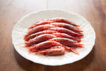 gamberi crudi rossi di sicilia senza pelle