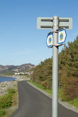 Wales coast path.