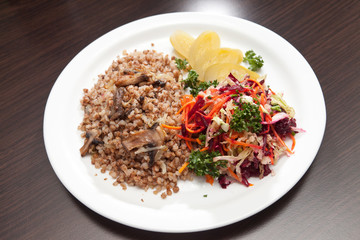 buckwheat with vegetables