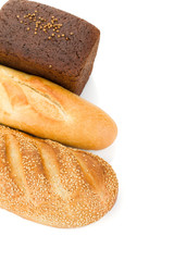 Three loafs of bread