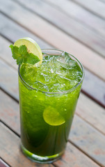 tropical green cocktail