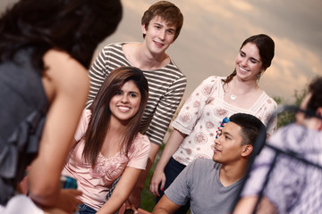 Happy Friends Outside