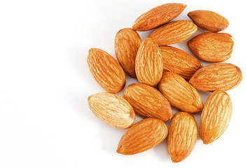 Pile of almonds