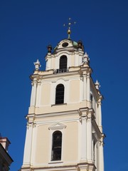 Vilnius John church belfry tower in Lithuania