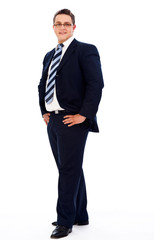 junger mann im anzug