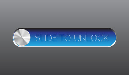 Slide to unlock button