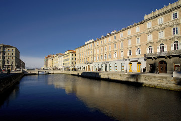 Obraz premium Canal Grande, Trieste
