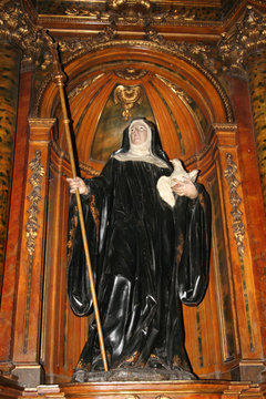 Virgen Santa Escol&aacute;stica