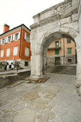 Fototapeta na wymiar Arco di Riccardo, Trieste