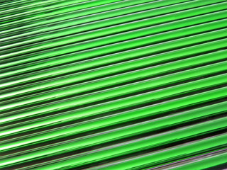 green solar power tube heap, glass pipe closeup, modern technology diversity