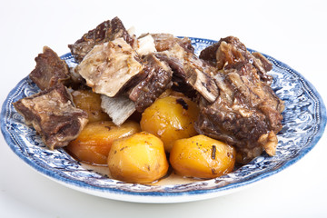 National Uzbek dish of meat