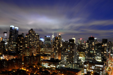 Obraz premium Nowy Jork nocą