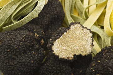 freshly harvested truffles