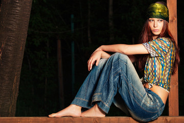 hippie look