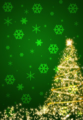 christmas green background