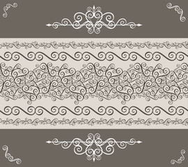 border decoration retro luxury