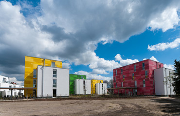 colorful apartments