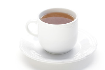 cup of tea isolated on white