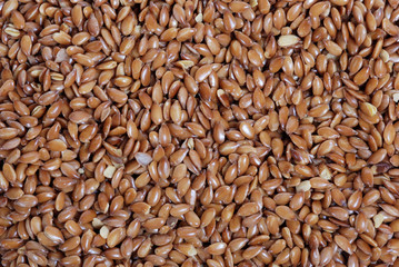 close up of Flaxseeds.