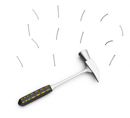 hammer and nails