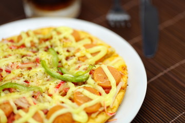 Fancy pizza.