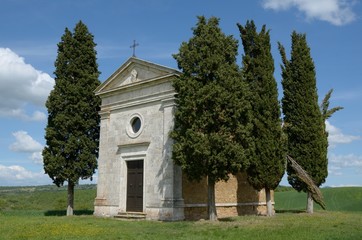 Fototapeta na wymiar Kaplica Vitaleta (Toskania)
