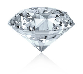 Classic and realistic diamond.Vector. © Viktoriia Riabinina