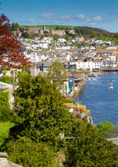 The historic naval town of Dartmouth in Devon