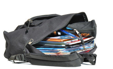 cartable bien rempli