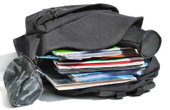 cartable bien rempli