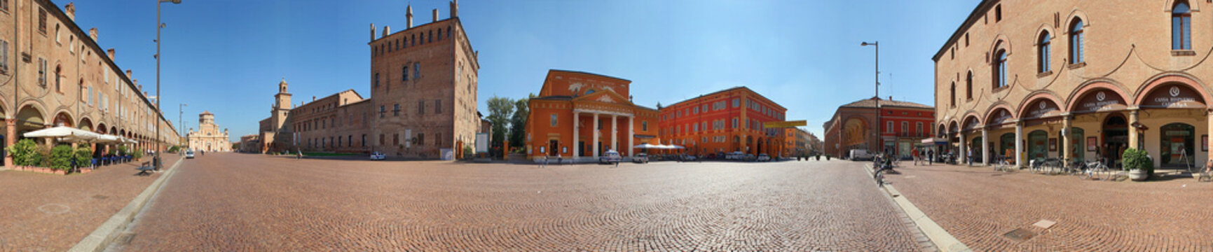 Carpi, piazza Martiri a 360&deg;
