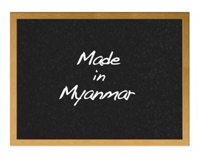 Made in Myanmar.