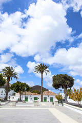 Fototapeta premium beautiful market place in Yaiza
