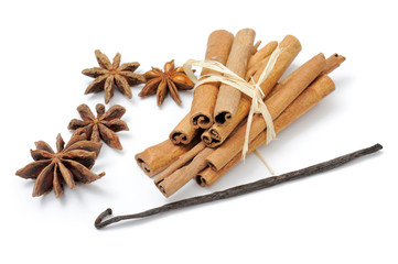 cinnamon,anise and vanilla