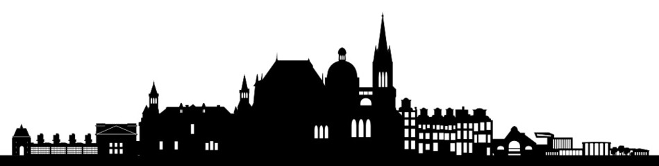 Fototapeta premium Aachen Skyline