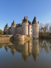 Obraz premium Château de Bourg-Archambault ; Vienne ; Poitou-Charente