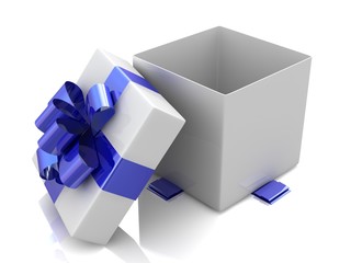 Open gift box