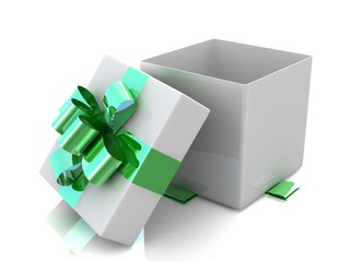Open gift box