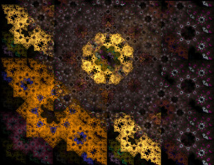 rustic background, retro geometric abstract illustration