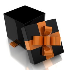 Open gift box