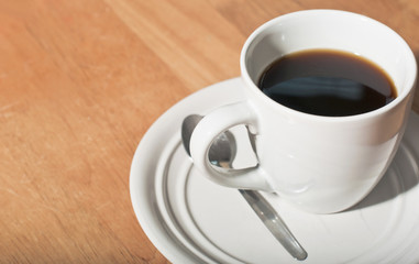 Morning cup of coffee