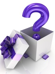 Box with question