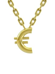 Euro sign with chain