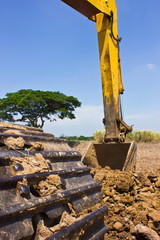 Fototapeta premium Excavator