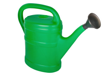 Green watering can